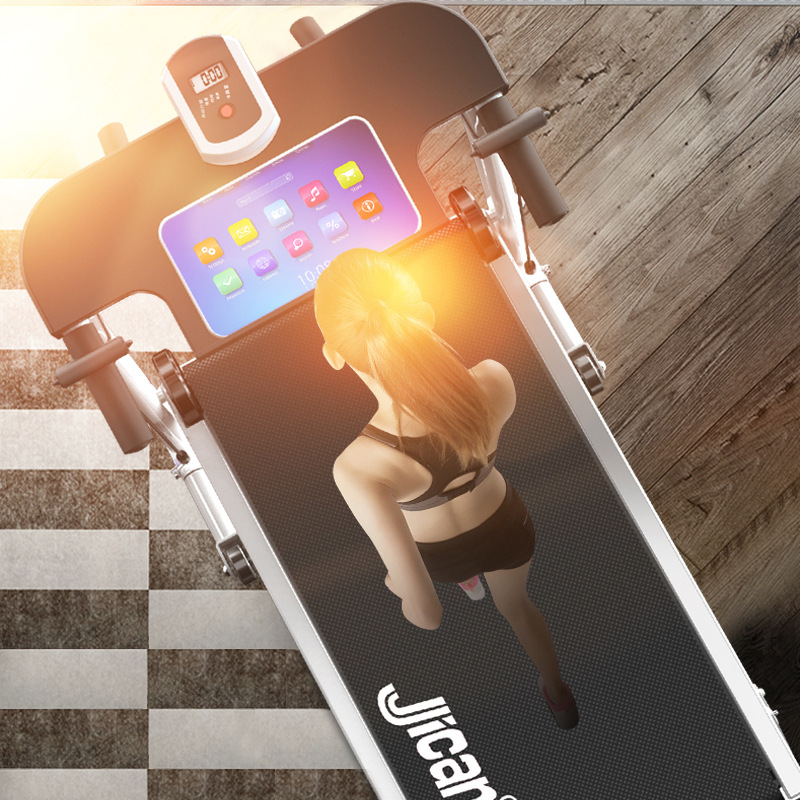 Jican Mechanical Unpowered Treadmill Home Fitness Equipment Small Folding Weightloss Silent Walking Machine - Image 2